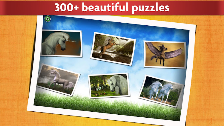 #2. Unicorn Jigsaw Puzzle Kids (Android) By: App Family Kids - Games for boys and girls