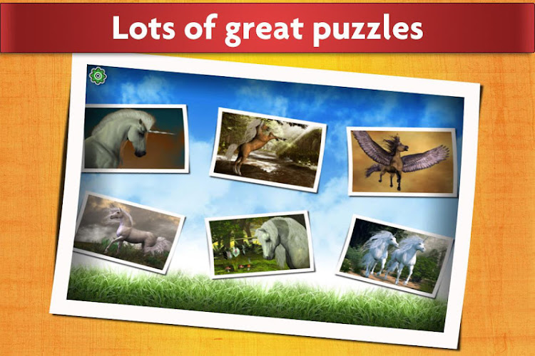 #7. Unicorn Jigsaw Puzzle Kids (Android) By: App Family Kids - Games for boys and girls