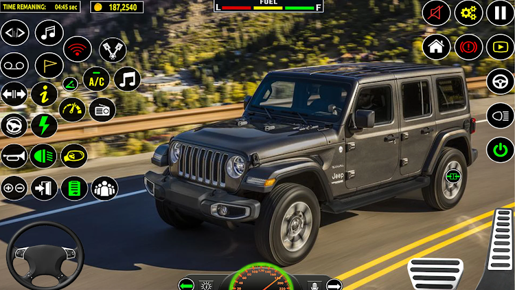 #5. Offroad Mud Jeep Driving Games (Android) By: Simulator Games 2022