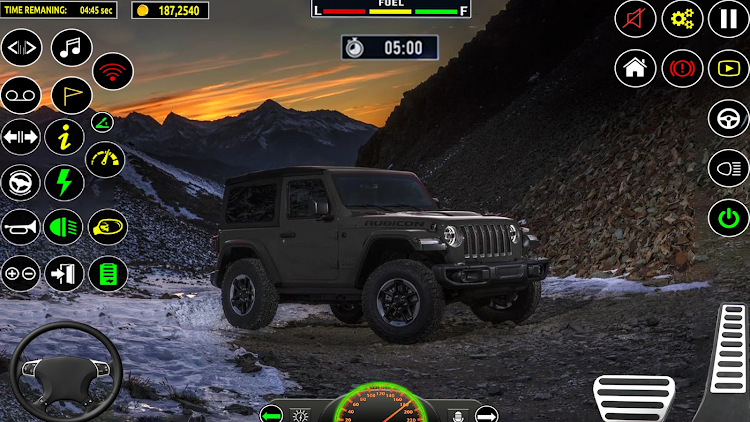 #7. Offroad Mud Jeep Driving Games (Android) By: Simulator Games 2022