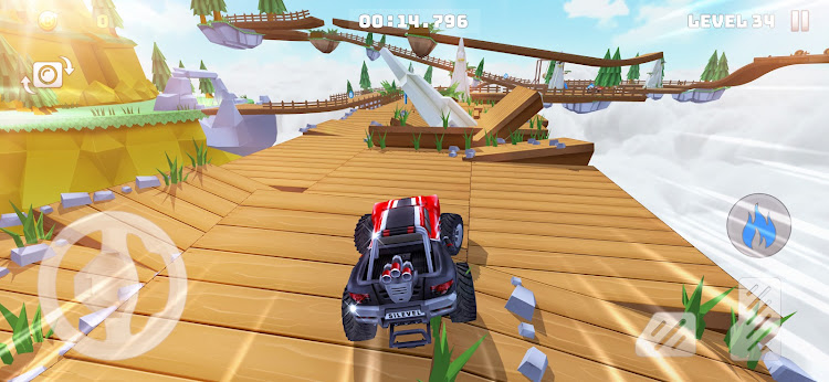 #2. Mountain Climb: Stunt Car Game (Android) By: Silevel Games Ltd