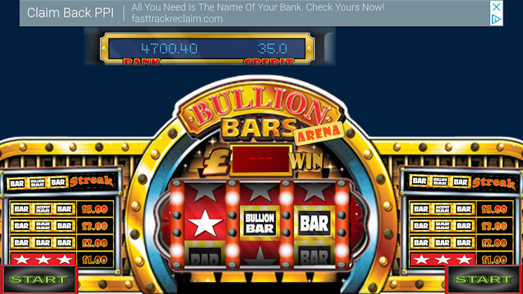 #3. Bullion Bars Arena UK Slot (Android) By: Cashman_eq