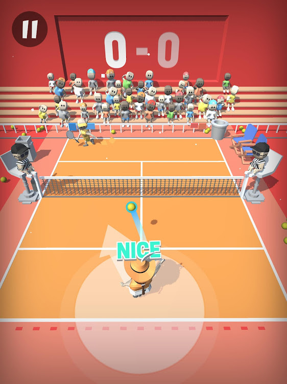 #9. Tennis Ball - Clash Sports 3D (Android) By: LUDOY FUN GAME