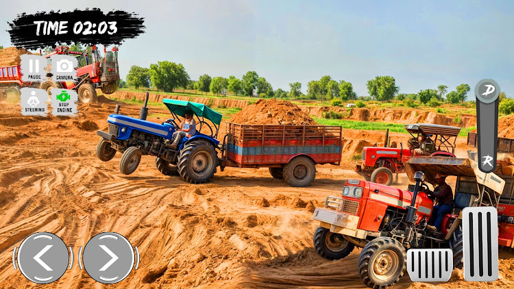 #9. Indian Farming Tractor Game (Android) By: Rampage Studios