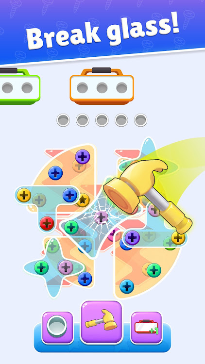 #3. Screw Nut and Bolt: Jam Puzzle (Android) By: Magic one games