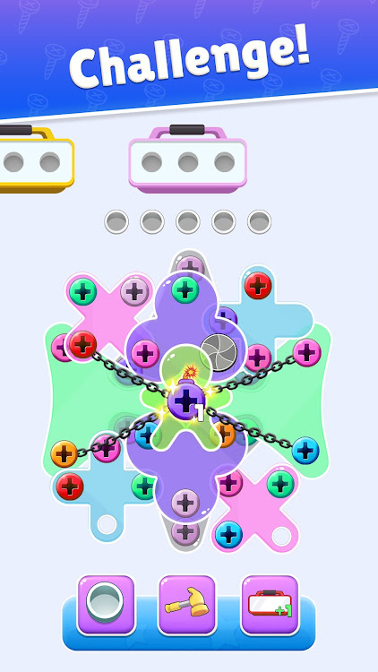 #4. Screw Nut and Bolt: Jam Puzzle (Android) By: Magic one games