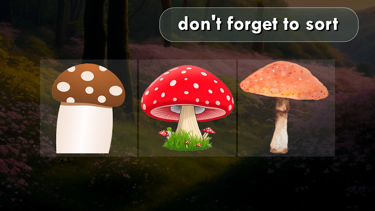 #7. Mushroom Field Puzzle (Android) By: profigame.net