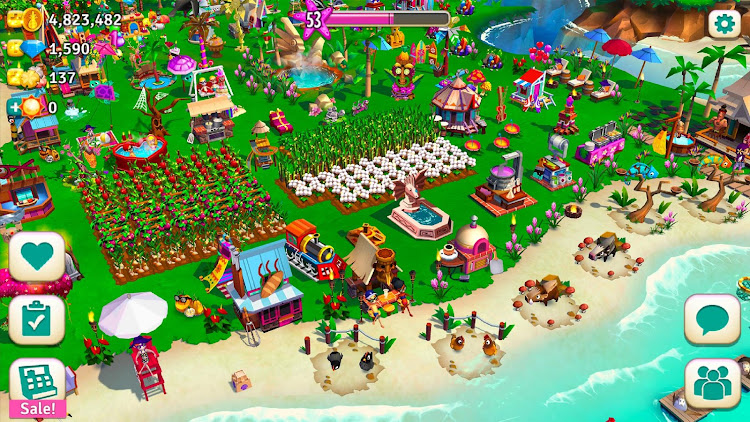 #7. FarmVille 2: Tropic Escape (Android) By: Zynga