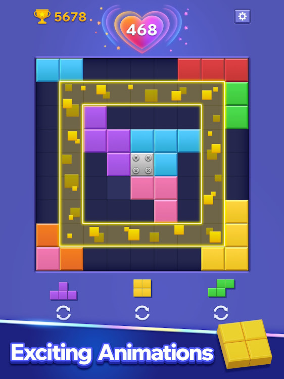 #6. Blockanza: Block Puzzle (Android) By: BRAINWORKS PUBLISHING PTE. LTD.