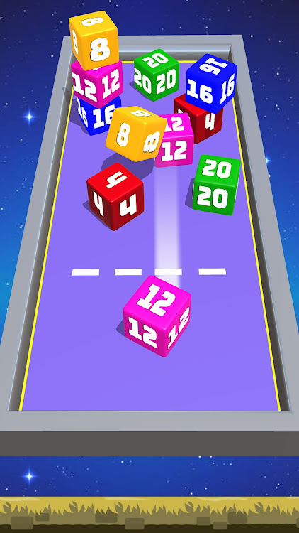 #2. Cube Merge 2048: Cube Game (Android) By: Think Games Studios