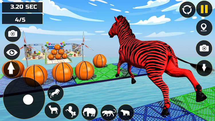 #2. Animal Race Game Epic Fun Race (Android) By: Game Barrels