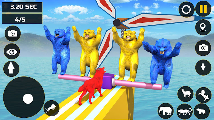 #3. Animal Race Game Epic Fun Race (Android) By: Game Barrels