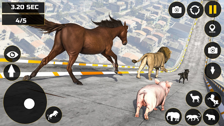 #6. Animal Race Game Epic Fun Race (Android) By: Game Barrels