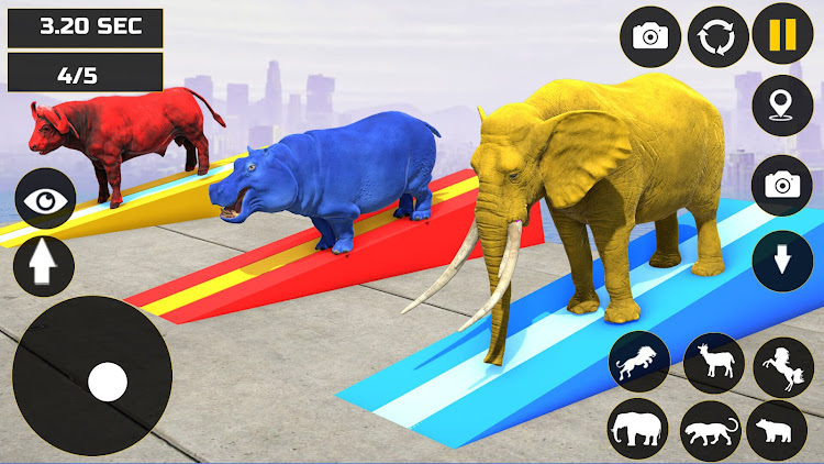 #4. Animal Race Game Epic Fun Race (Android) By: Game Barrels