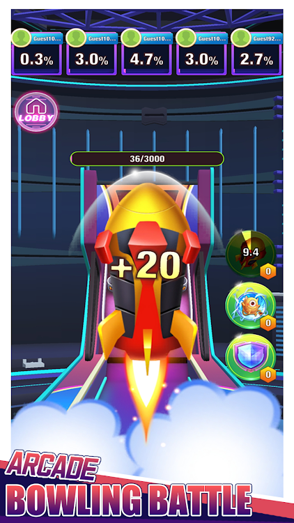 #4. Arcade Bowling Battle (Android) By: gameone