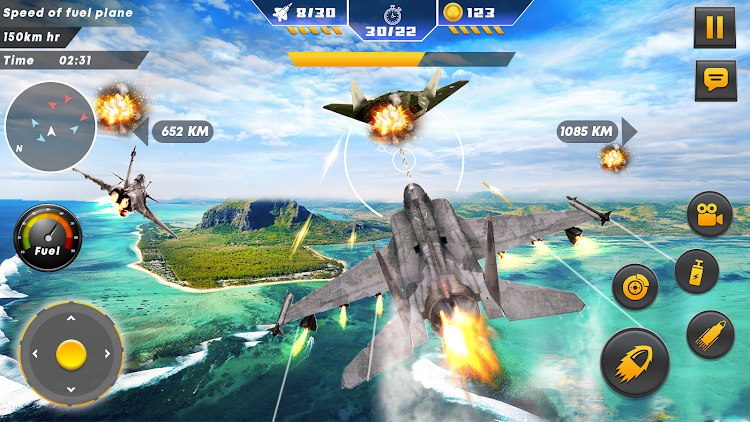 #4. Flight Combat: Fighter Jet (Android) By: Super Surreal