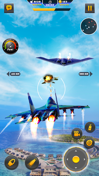 #6. Flight Combat: Fighter Jet (Android) By: Super Surreal