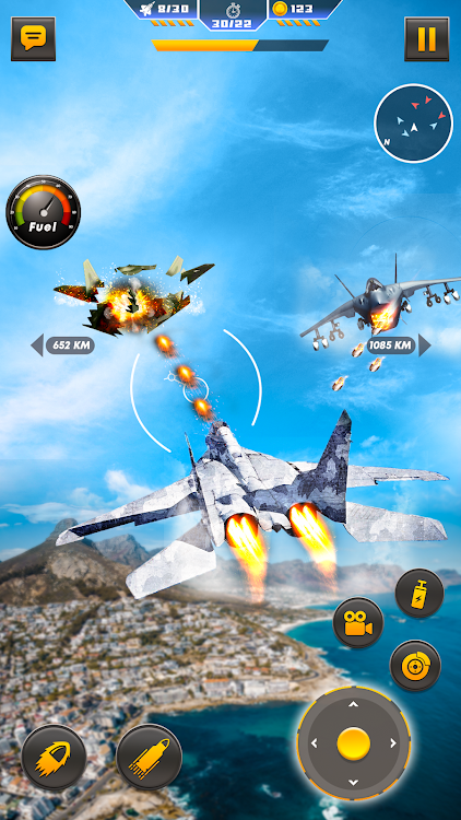 #7. Flight Combat: Fighter Jet (Android) By: Super Surreal