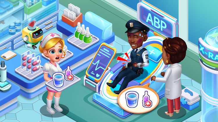 #6. Hospital Craze: Doctor Games (Android) By: WeFun: Casual,Cooking & Hospital Games