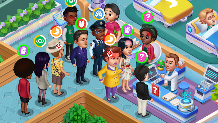 #7. Hospital Craze: Doctor Games (Android) By: WeFun: Casual,Cooking & Hospital Games