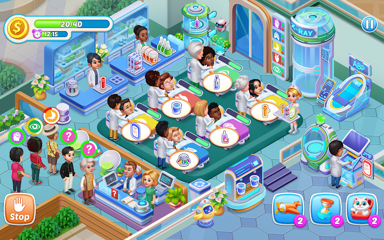 #9. Hospital Craze: Doctor Games (Android) By: WeFun: Casual,Cooking & Hospital Games