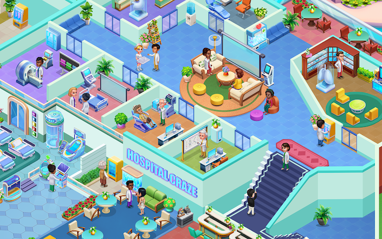 #10. Hospital Craze: Doctor Games (Android) By: WeFun: Casual,Cooking & Hospital Games