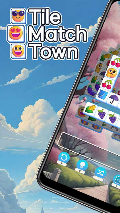 #9. Tile Match - Town (Android) By: Aura Game Studio