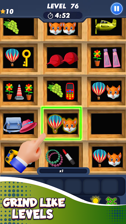 #2. Triple Find: Puzzle Match Game (Android) By: Fun Drive Games