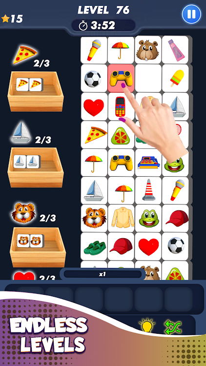 #10. Triple Find: Puzzle Match Game (Android) By: Fun Drive Games