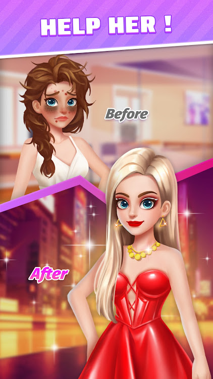 #3. Love Choices - Merge&Makeover (Android) By: Pexix Inc.