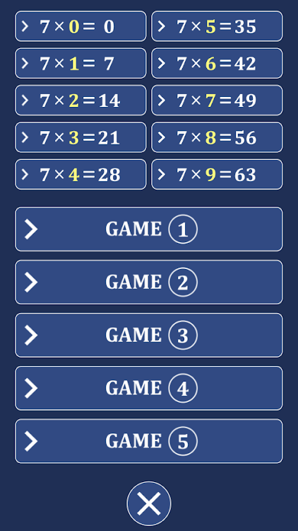 #2. Multiplication Tables (Android) By: MathyDevTeam