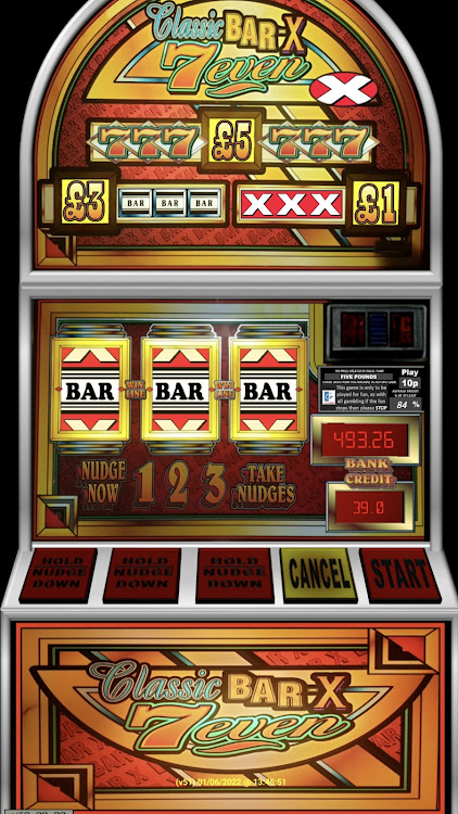 #2. Bar X Slot UK Slot Machines (Android) By: Cashman_eq