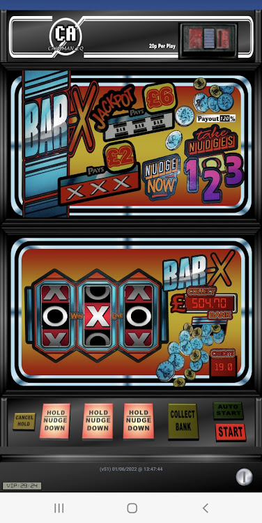 #7. Bar X Slot UK Slot Machines (Android) By: Cashman_eq