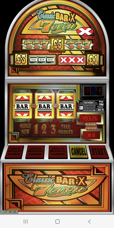 #8. Bar X Slot UK Slot Machines (Android) By: Cashman_eq