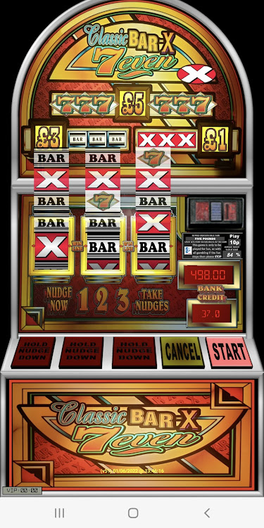 #9. Bar X Slot UK Slot Machines (Android) By: Cashman_eq