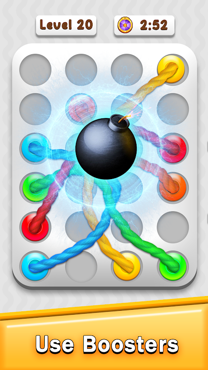 #2. Tangle Rope 3D: Knot Master (Android) By: Red Moon Gaming Studio