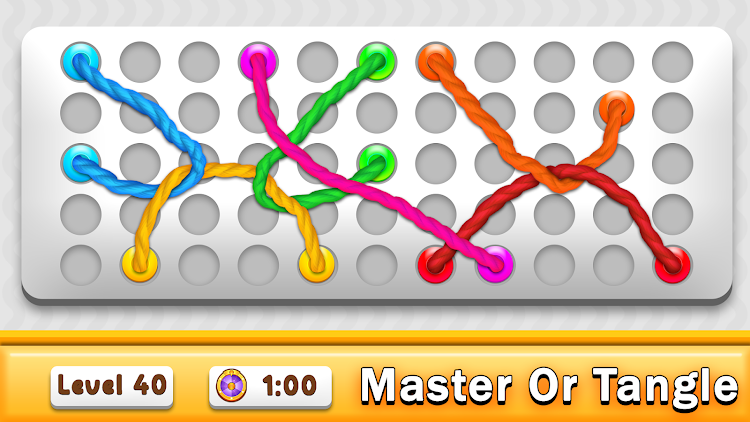 #6. Tangle Rope 3D: Knot Master (Android) By: Red Moon Gaming Studio