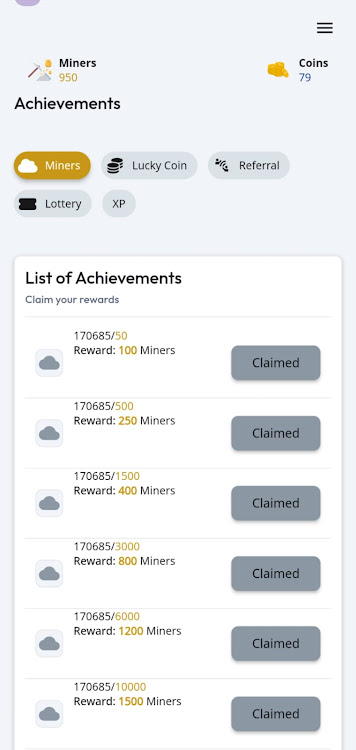 #8. Crypto Cloud Miner App (Android) By: Renacer Dev Team