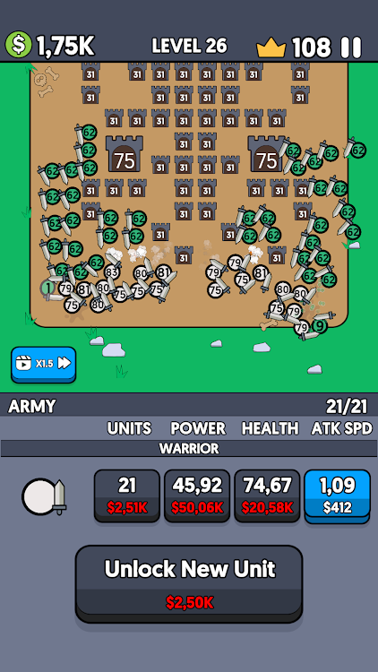 #5. Little Army Battle (Android) By: EccentricGames