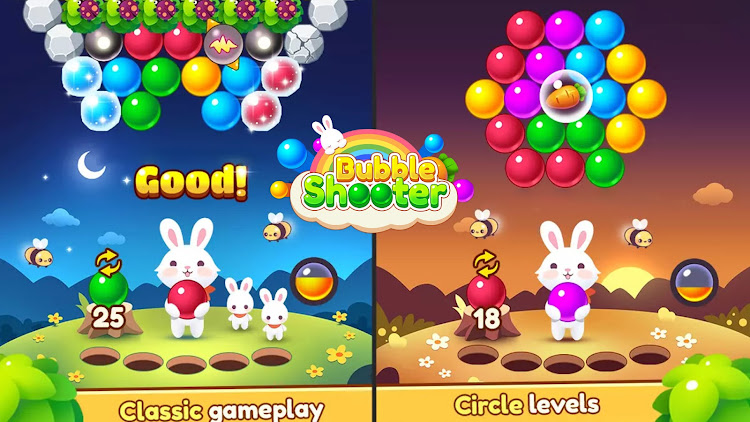 #6. Bubble Shooter Match 3 Games (Android) By: Playful Pixel Studio