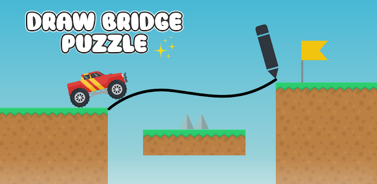 #7. Draw Bridge Puzzle: Brain Game (Android) By: YumYumGames