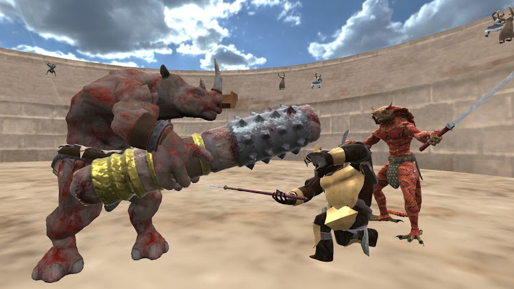 #5. Scary Monster Battle Simulator (Android) By: Rocklance games