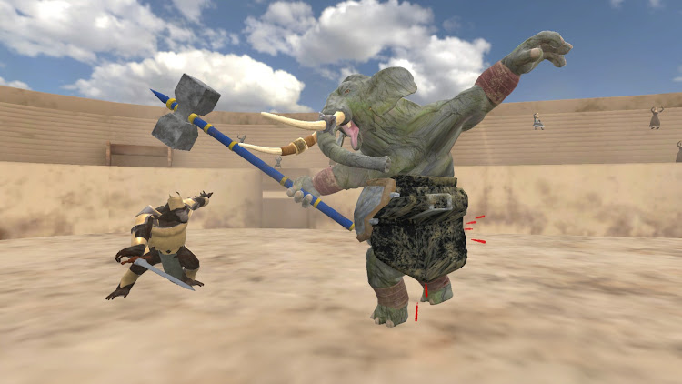 #6. Scary Monster Battle Simulator (Android) By: Rocklance games