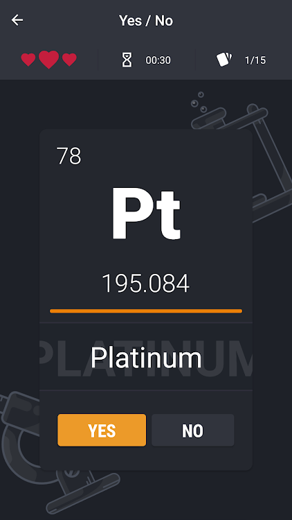 #6. Periodic Table - Game (Android) By: www.chernykh.tech