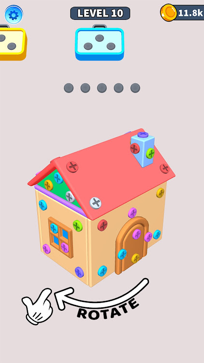 #3. Open Box - Screw Puzzle Game (Android) By: Accriffo Studios