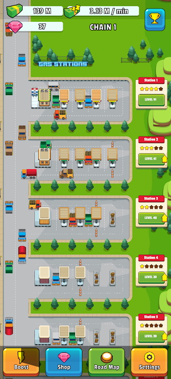 #4. Gas Stations - Idle Tycoon (Android) By: Zebra-Media Software