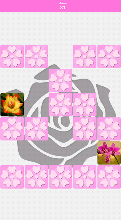 #3. Pairs Flowers (Android) By: HeBaSoft