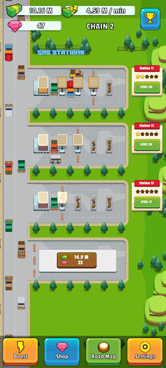 #6. Gas Stations - Idle Tycoon (Android) By: Zebra-Media Software