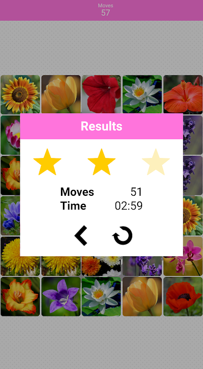 #8. Pairs Flowers (Android) By: HeBaSoft