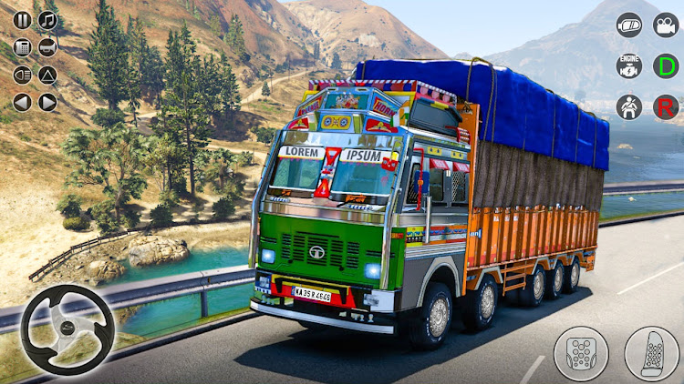 #7. Indian Cargo Truck Game 2024 (Android) By: Gameboost Studio Inc.